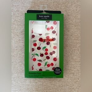 Kate Spade Cherry iPhone 16 Pro Max Case Cherry